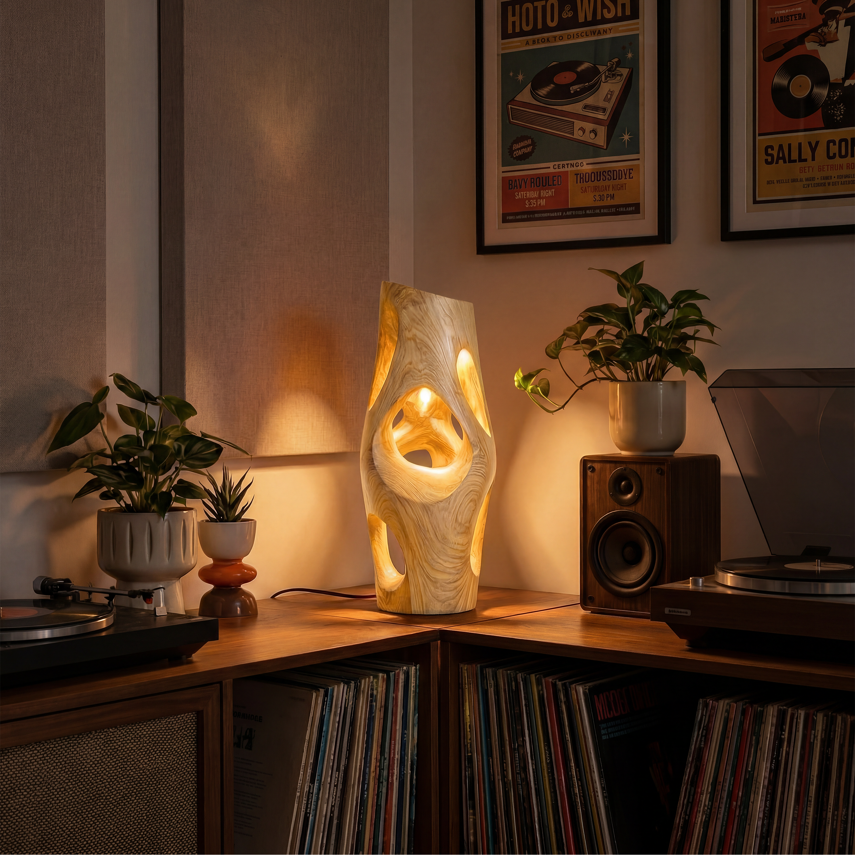 Organic Decorative Lamp Living Room Loft Apartment Reading Corner