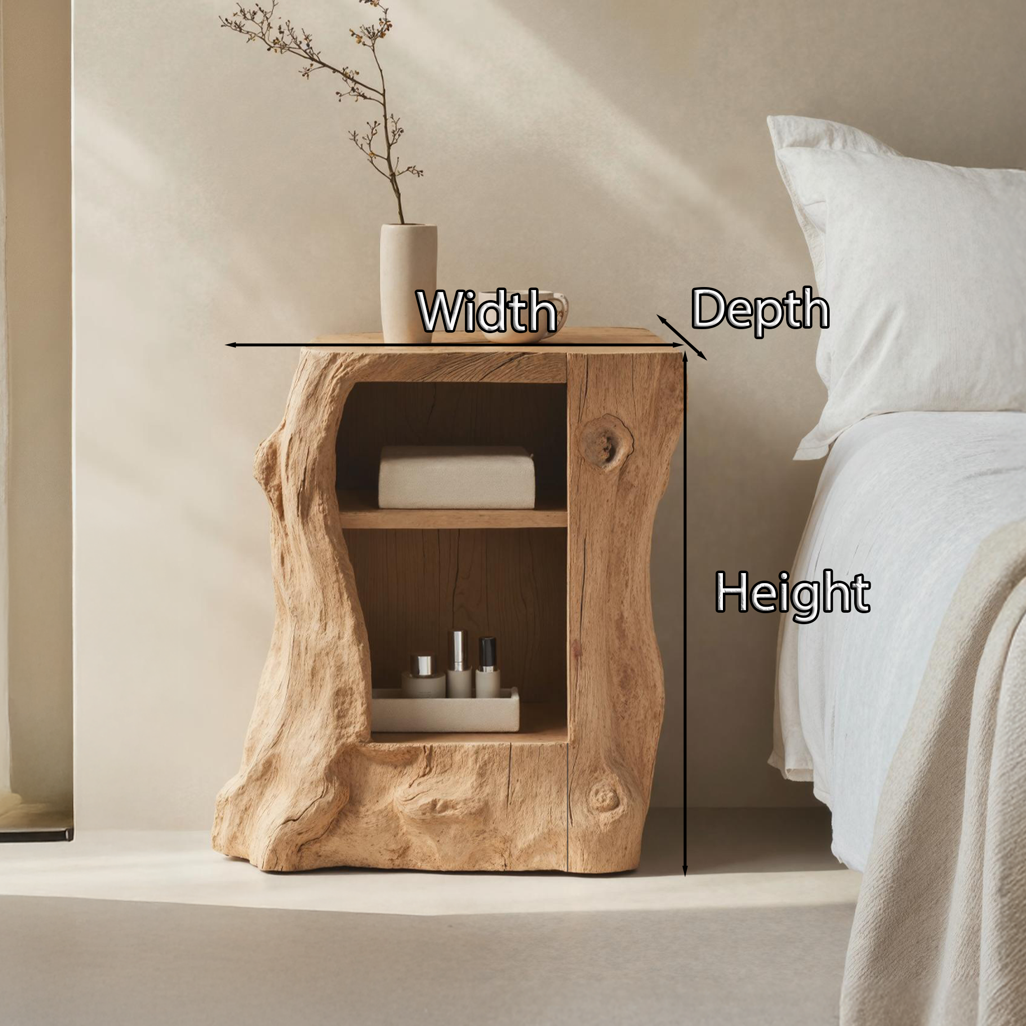 Handcrafted Side Cabinet For Bedroom Decor Ideas